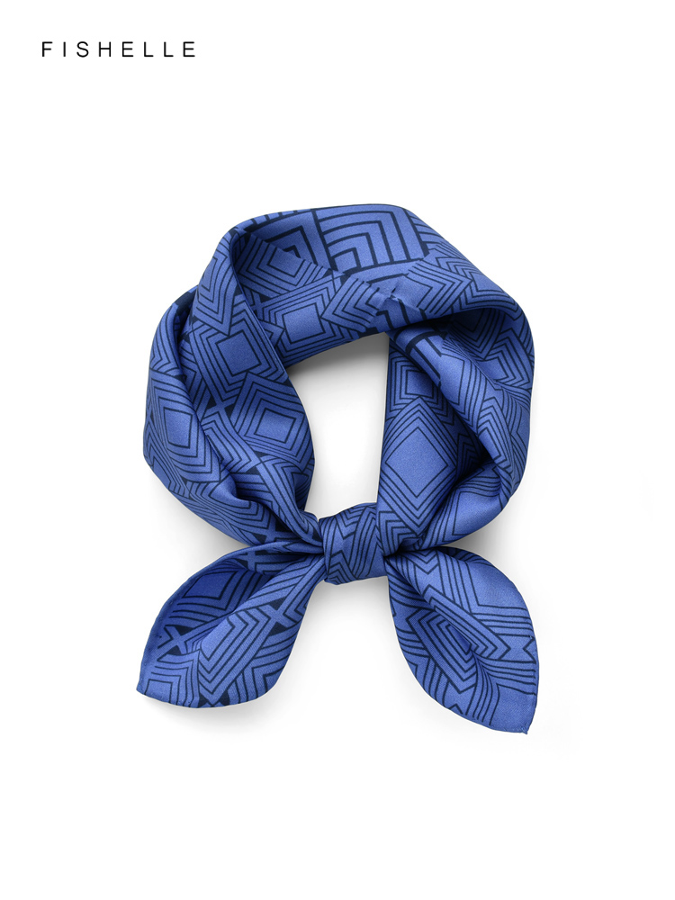 Cinese classico blu bianco por - Ascot Neck Scarf recensione e prezzo