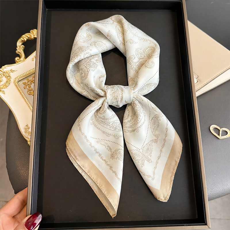 Foulard Quadrato Vintage Beige - Head Wrap Turban recensione e prezzo