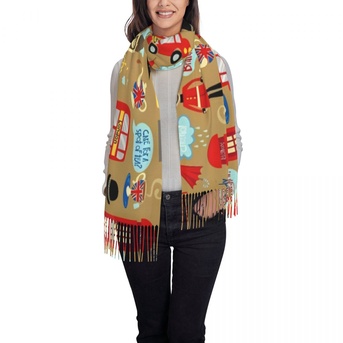 Sciarpa di Londra incantata da - Pashmina Wrap Large recensione e prezzo